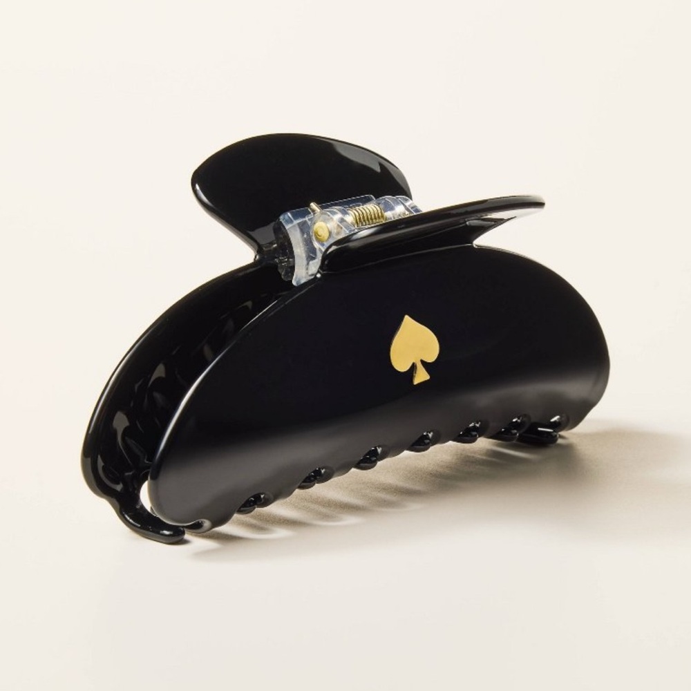 kate spade Black and Gold Hair Clip
